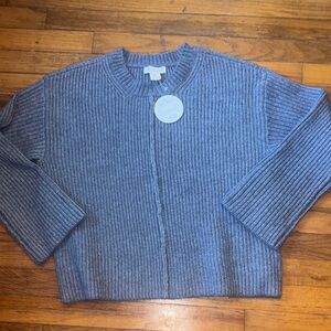 Rachel Zoe Ribbed Knit Sweater in Gray